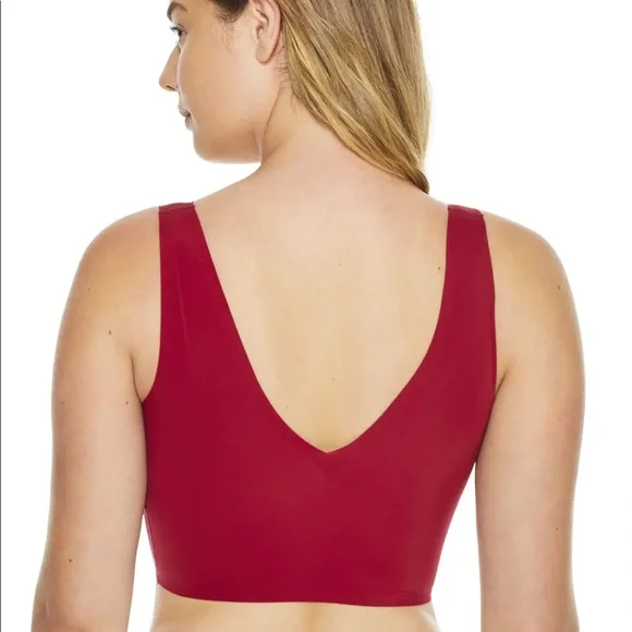 🌱 Calvin Klein Invisibles Lightly Lined V-Neck Bralette - Picture 3 of 8